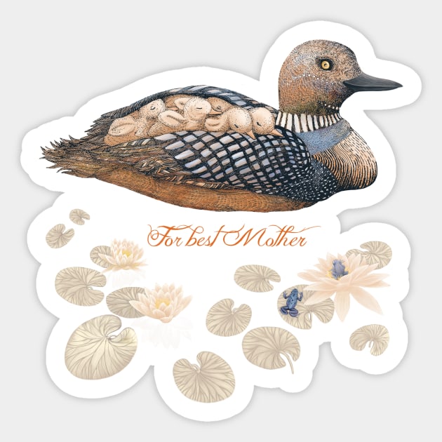 Best mother goose Sticker by ruta13art